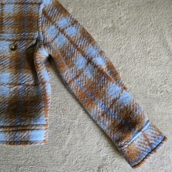 Aritzia Wilfred Free Autumn Wool Blend Plaid Shirt Jacket size XS - Picture 9 of 16